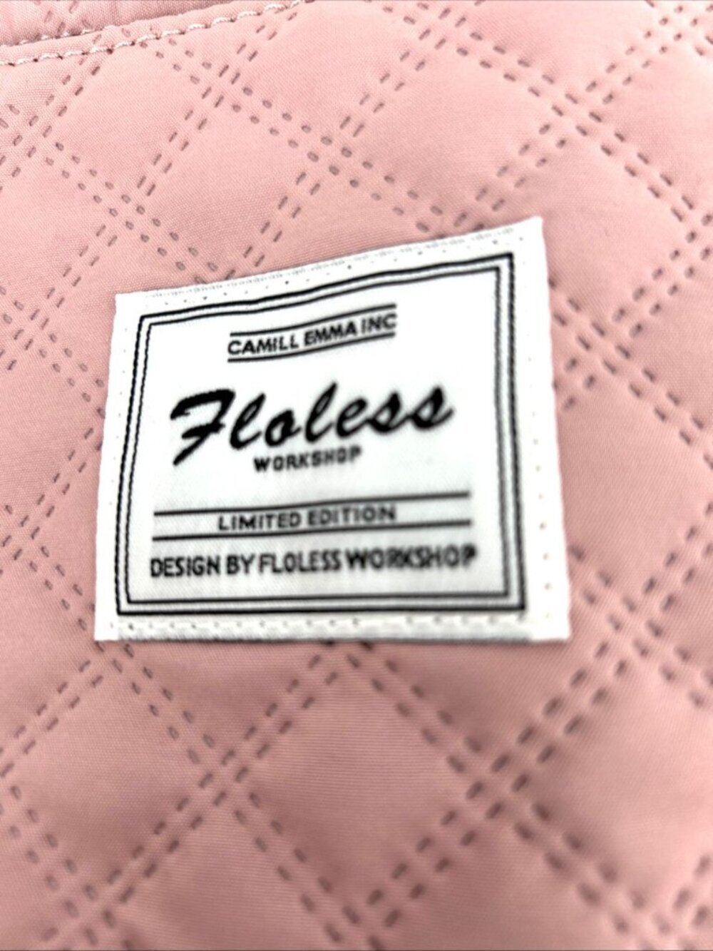 Floless Workshop Duffle bag Camill Emma Limited Edition​ Pink Quilted Crossbody - Picture 2 of 10